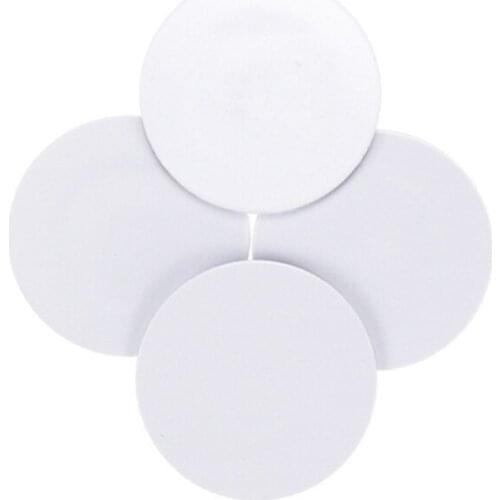 10pcs 25mm Waterproof Coin Shape Cards Rewritable Blank White NFC 215 Tag Cards