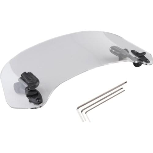 370mm Motorcycle Screen Windshield Extension Spoiler Air Wind Deflector