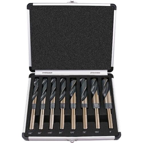 8pcs/set Twist Drill Bits Woodworking Drill Tools Auger Mortising Chisel Drill Set DIY Furniture Square Hole DIY Furniture