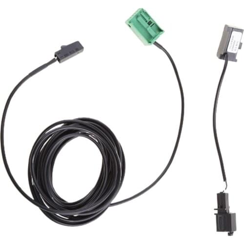 Car Bluetooth phone microphone harness cable for V W RNS315 RNS510 MFD3 Futural Digital dropshipping E56B