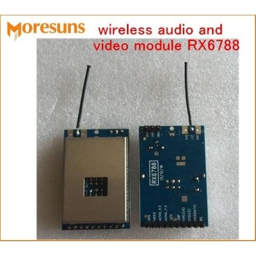 Fast Free Ship 2.4G Universal wireless video receiver module/wireless module/ wireless audio and video module RX6788