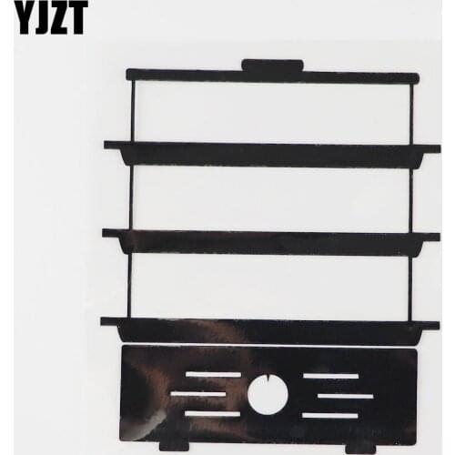 YJZT 12.4CM×14.5CM Electric Steamer Car Sticker Kitchen Supplies Vinyl Decal Black/Silver 13E-0011