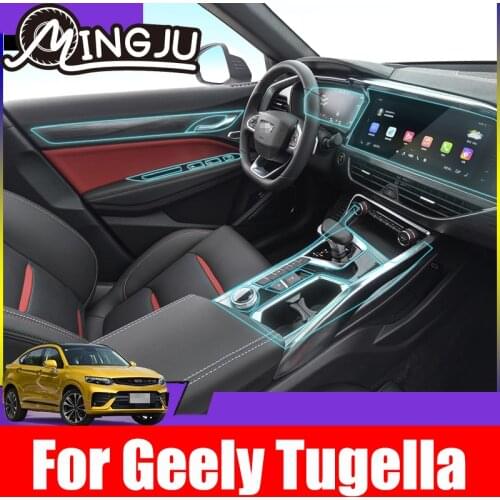 Interior Center Console Transparent TPU Protective Film Anti-scratch Repair Accessorie For Geely Tugella Xingyue FY11 2019-2021