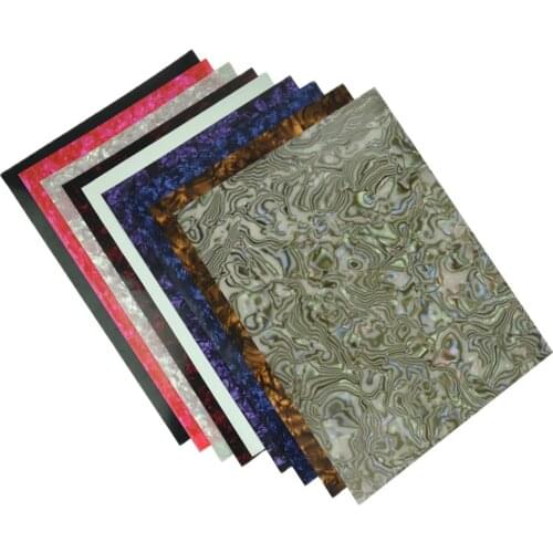 A4 Size 0.71mm Celluloid Sheet 210x297mm for Pickguard Custom Inlays Guitar Pick DIY Guitar Builder