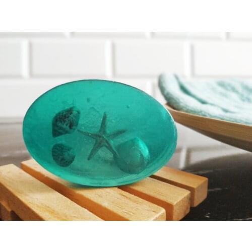 Sea ​​star and shell soap ocean themed handmade decorative soap