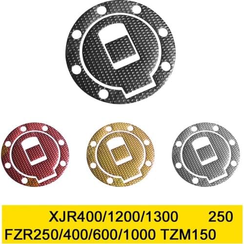 Motorcycle Carbon Fuel Gas Oil Cap Tank Pad Protector Sticker for YAMAHA TZM150 XJR400 XJR1200 XJR1300 FZR125 FZR250 FZR600