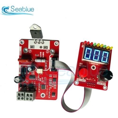 NY-D02 40A/100A Double Pulse Spot Welding Machine Encoder Time Digit Module Control Panel Plate Adjustable Current Controller