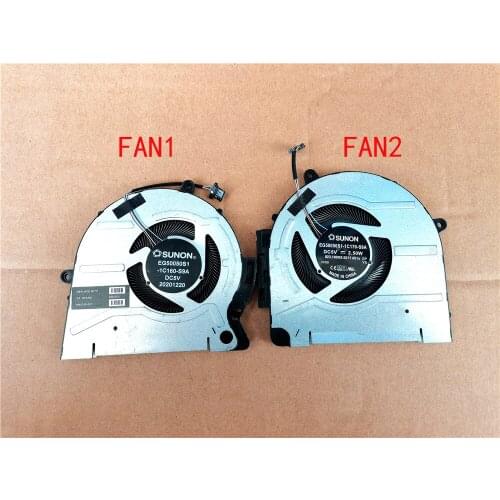 Laptop CPU Cooling fan EG50050S1-1C160-S9A M45786-001 EG50050S1-1C170-S9A M45787-001 023.100M2.0011 fro HP ENVY 17X TPN-W148