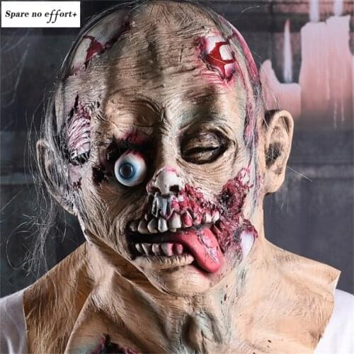 Disgusting Halloween Mask Festival Skull Masks mascaras de terror Scary Halloween Party Decoration Zombie Mask event Props