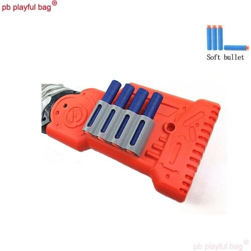 PB Playful bag Outdoor sports game soft bullet gun breakthrough bullet carrier 3D printing material toy accessories IG03