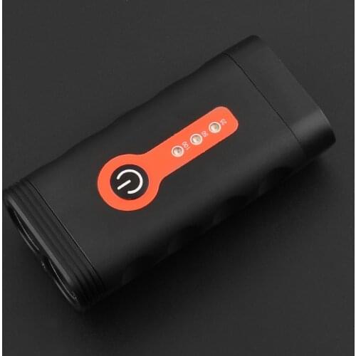 Built-in 4400mAh 18650 Battery USB Rechargeable Bike Front Lamp 2* XTG LED Front Handlebar Bike Light