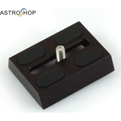 HERCULES Dovetail plate with non-slip Quick-release plate 55mm (BLACK) Connect M5 M6 1/4 Screw S8209