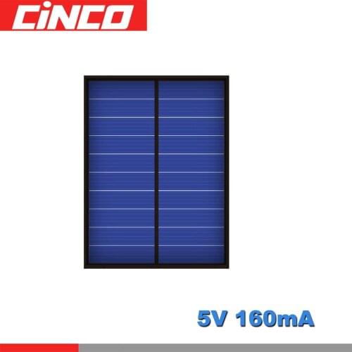 Poly Panel Solar 5V 0.8W 160mA Standard Epoxy monocrystalline Silicon DIY Battery Power Charge Module Mini Solar Cell toy