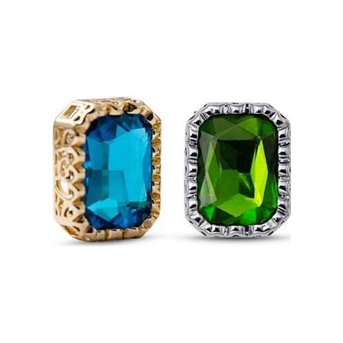 Recrangle Octagon Glass Sew On Rhinestones with Gold Nest Claw Crystals Sew On Claw Pointback Glass Crystals For Clothes Garment