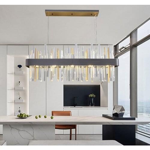 Postmodern Light Luxury Crystal Living Room Chandelier Restaurant Bedroom Hotel Designer Creative Simple Chandelier