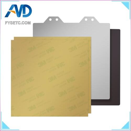 Voron V0 3d printer Powder steel plate and 120x120mm Double Side Textured/Smooth PEI Spring steel sheet With Magnetic sticker