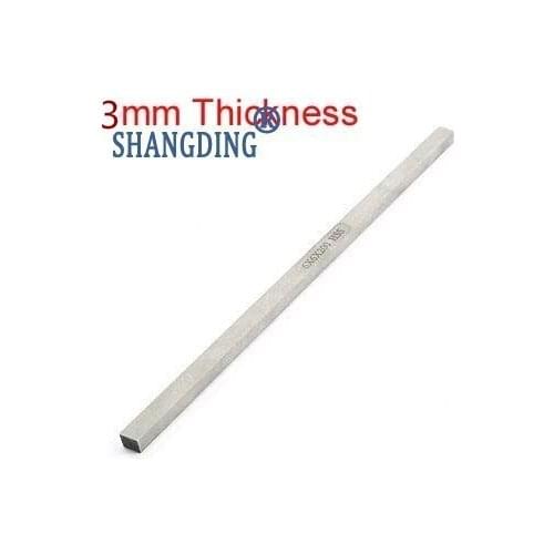 1pc Turning Parting Milling Mini Lathe HSS Tool Bit Gray 3mm Thickness x40/45/50/60mm x200mm Length