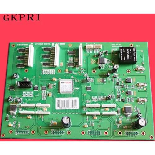 Digital Plotter printer Wit-color 9100 9200 Carriage Board for Epson WitColor DX7 Printhead Print head Card Double Head 2H