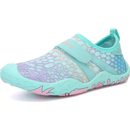 New Children Water Sport Shoes Comfortable Soft Beach Swimming Sneakers Breathable Outdoor Upstream Shoes Boys Girls Size 26-35