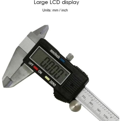 Electronic Digital Caliper Waterproof Stainless Steel Vernier Caliper 6inch/150mm High Precision LCD Display Micrometer Gauge