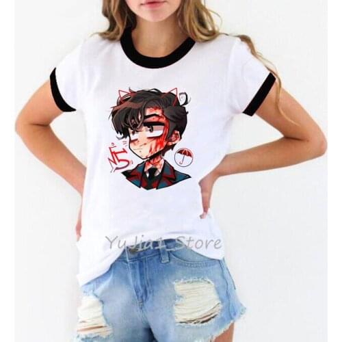 Five - Umbrella Academy Graphic Print Tshirt Women Clothes 2021 Funny T Shirt Femme Harajuku Shirt Summer Tops Tee Shirt