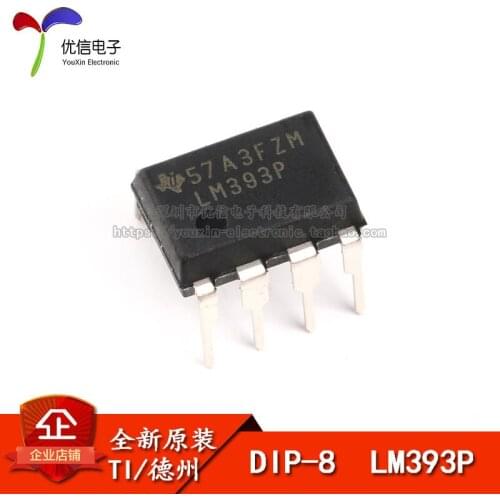 LM393P genuine original line dual comparator chip DIP-8