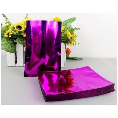 Small purple heat seal aluminium foil bag/purple gift packaging bags for food / vacuum plastic pouch / food pouch