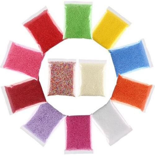 Mini Round Polystyrene Foam Ball Coloring Styrofoam Ornaments Ball Beads Bottle Decors Pillow Sofa Filler DIY Craft 2.5-3.5mm