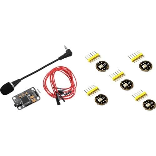 Voice Recognition Module With 5Pcs INMP441 Omnidirectional Microphone Module