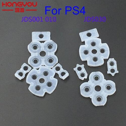 30sets Soft Conductive Button Pad keypads for Sony PS4 PlayStation DualShock 4 1000 1200 Controller Rubber Silicon Buttons