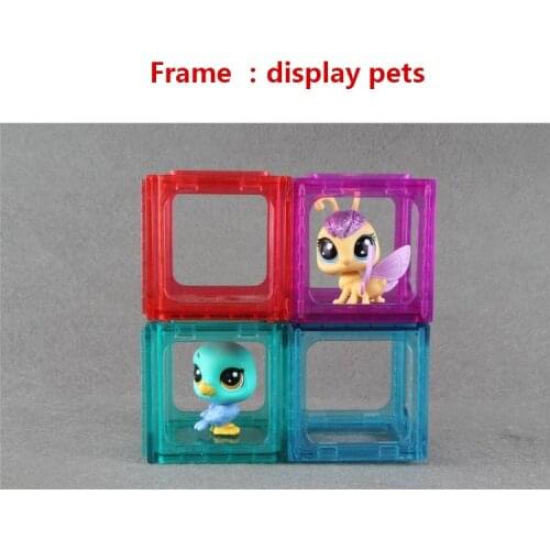 Hasbro Original Littlest Pet Shop Mini Animal Display Rack Accessories Colorful LPS Model Collection Tool Pet Showing Stand Toy