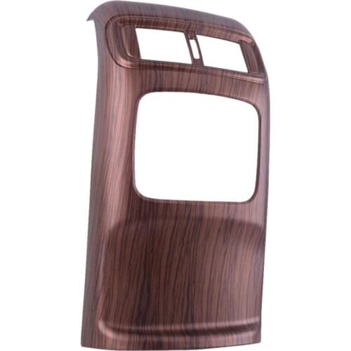 Peach Wood Grain Interior Rear Air Condition Vent Outlet Cover Trim Frame Panel ABS Fit For Honda CR-V 2017 2018 2019 2020 2021