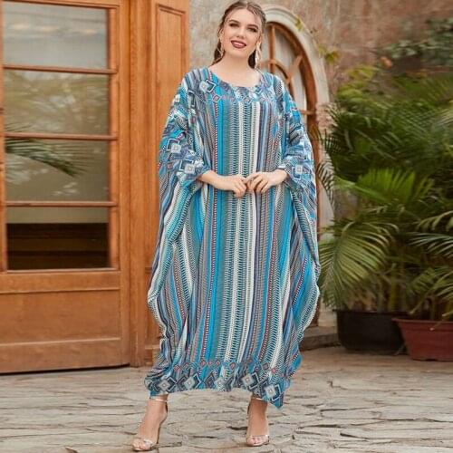 Ramadan Eid Mubarak Dubai Abaya Turkey Muslim Long Maxi Hijab Dress Robe Islam African Dresses for Women Musulman De Mode Femme