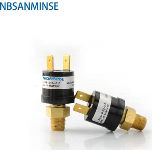 SMF08V 1/8 1/4 Small Vacuum Pressure Switch Designed Automatic Reset Switch Used In Vacuum Environment High Quality NBSANMINSE