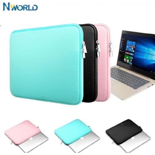 Laptop Bag Case 11" 13" 14" 15" Inch Zipper Soft Sleeve Bag Case Bags For MacBook Pro Laptop Notebook Portable
