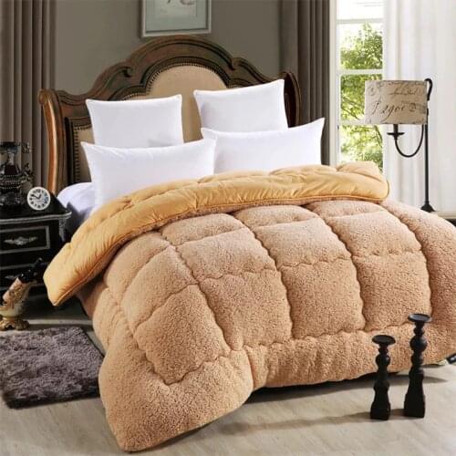 Super Australian cashmere winter quilt thick warm comforter core quilt double autumn winter high quality blanket