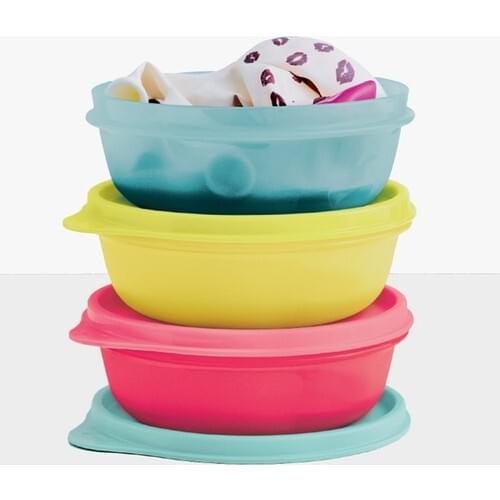 Tupperware Candy Containers 300 ml 3 Piece Useful Healthy Solid Practical Cap
