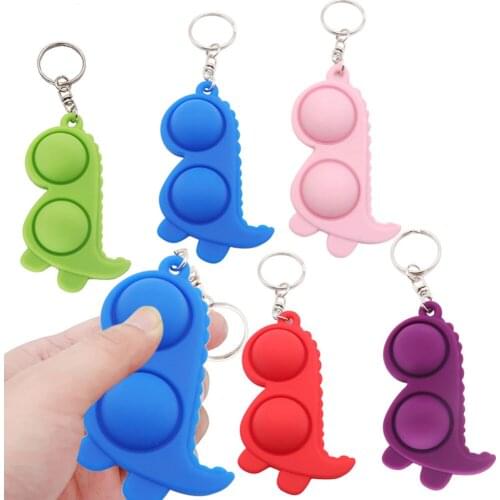 Funny Silicone Squeeze Toys Mini Bag Car Pendant Kids Early Education Vent Toy Pressure Reduction Fun Creative Gifts