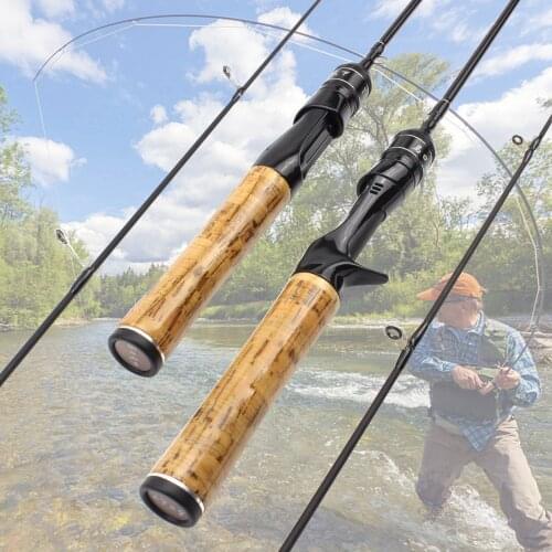1.68m UL Power 2tips carbon lure fishing rod Casting Spinning Fishing Rods Ultralight Fishing Pole child beginner Fishing Tackle