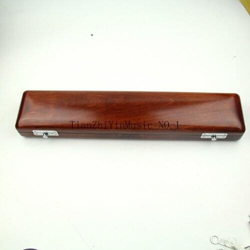 1pcs Excellent 17open holes wooden flute case beautiful