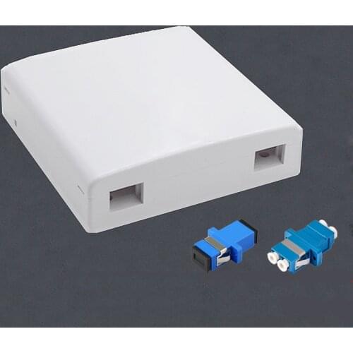 10pcs/lot Fiber Optic Socket SC Port Termination Box