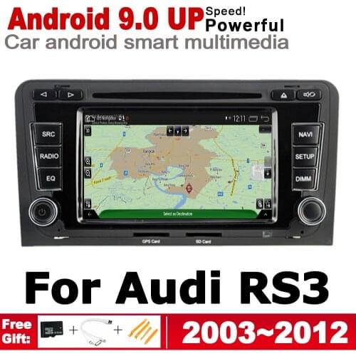 IPS Android 9.0 up car multimedia player gps navigation For Audi RS3 8P 2003~2012 MMI original style HD screen 2GB+32GB WiFi BT