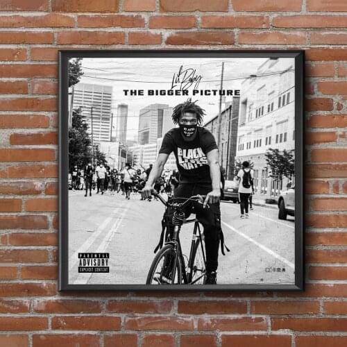 The Bigger Picture - Lil Baby Album Cover Poster Music Singer Star Canvas Poster Wall Painting Home Decoration ( No Frame )