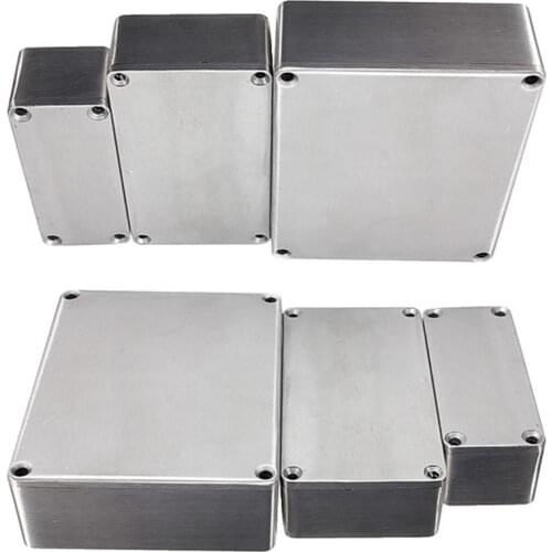 Hot Sale 1590 Series 1590A 1590B 1590BB 1590XX 1590DD Style Aluminum Case Stomp Box Effects Pedal Enclosure Guitar Effects Pedal