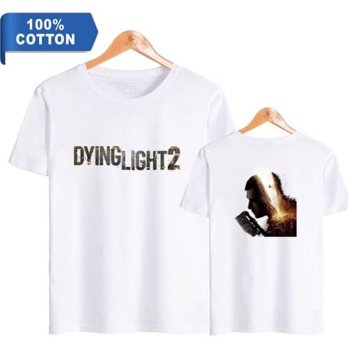WAWNI Dying Light 2 T Shirt Unique Tee Summer Clothes Casual T Shirt Womens Men Short Sleeved Hot Game Tops 100% Cotton Tshirt