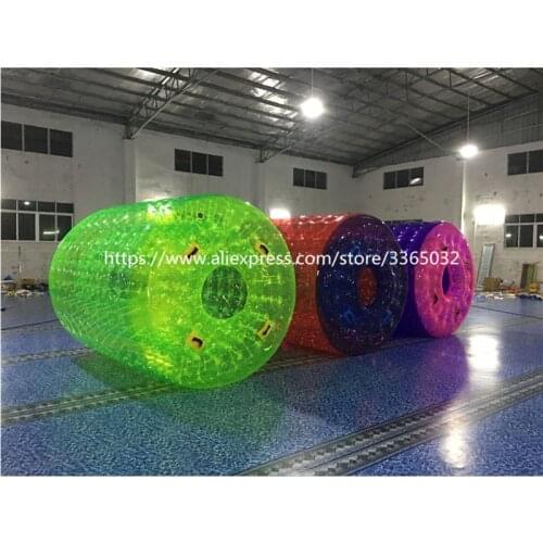 Water park toys transparent water ball person inside,inflatable bubble rolling ball for sale