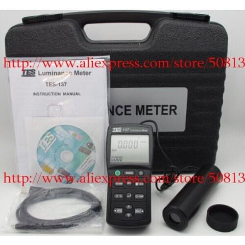 TES-137 Luminance Meter Dual Display, 4-digit LCD TES137
