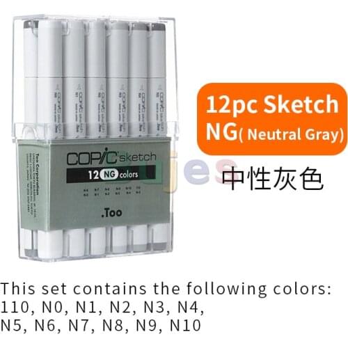 Japan Copic Sketch 2 Double Head Soft Art Markers,Handing Drawing Comic Markers,Vibrant, Smooth Color Permanent & Non-Toxic pens