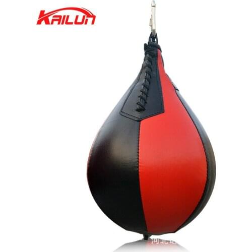 MMA Boxing Pear Shape PU Speed Ball Swivel Punch Bag Punching Exercise Fitness Speedball Speed Bag Punch Fitness Training Ball