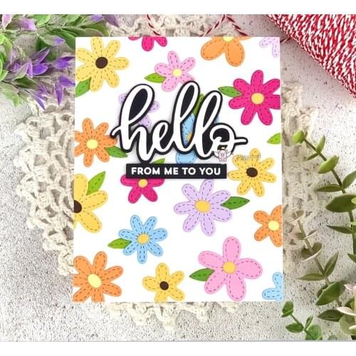 Mmao Crafts Metal Steel Cutting Dies New Flower leaf decoration Stencil For DIY Scrapbooking Paper/photo Cards Embossing Dies